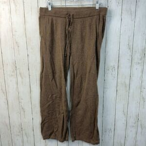 Gap Maternity Women's Brown Knit Drawstring Maternity Lounge Pants Size Small
